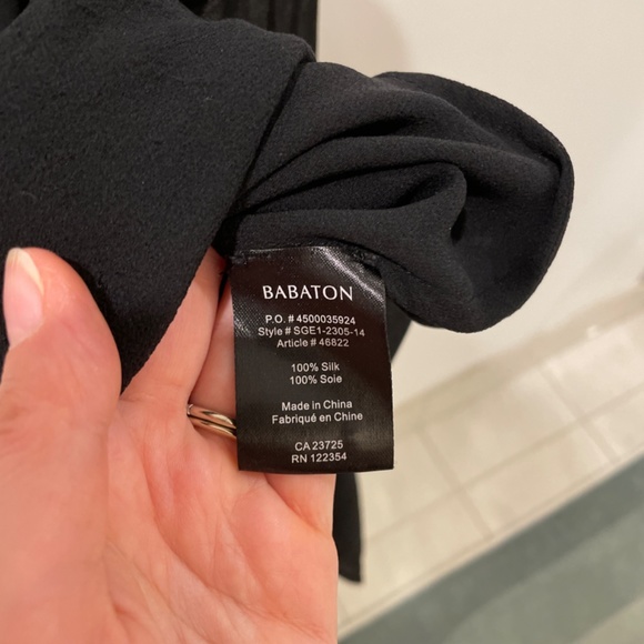 Aritzia |  Babaton | Sheer Oversized Blouse | Silk | XS - Picture 4 of 4